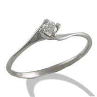 Anillo Gemoro Mujer in Oro blanco Diamante SS627BIA08